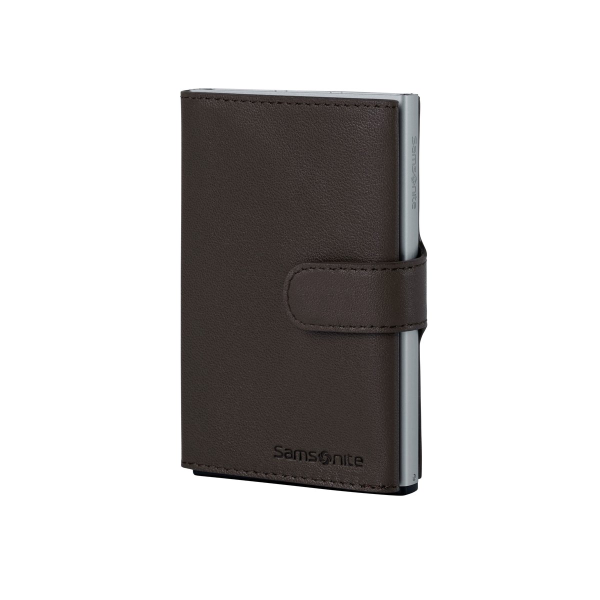 Alu fit credit card holder taille S dark brown, SAMSONITE