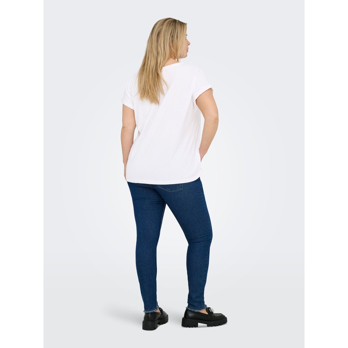 T-Shirt bright white, ONLY CARMAKOMA
