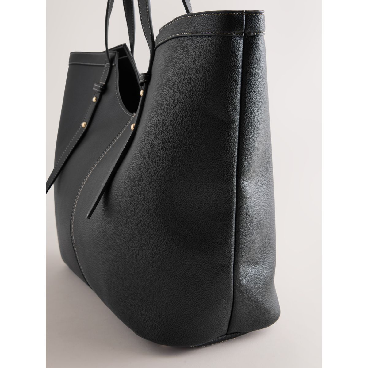 Sac cabas à bandoulière noir, NEXT
