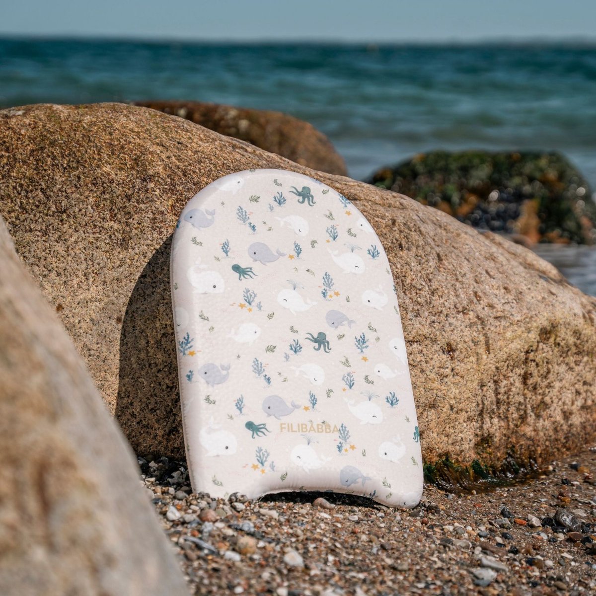 Planche de natation bleu, blanc, FILIBABBA