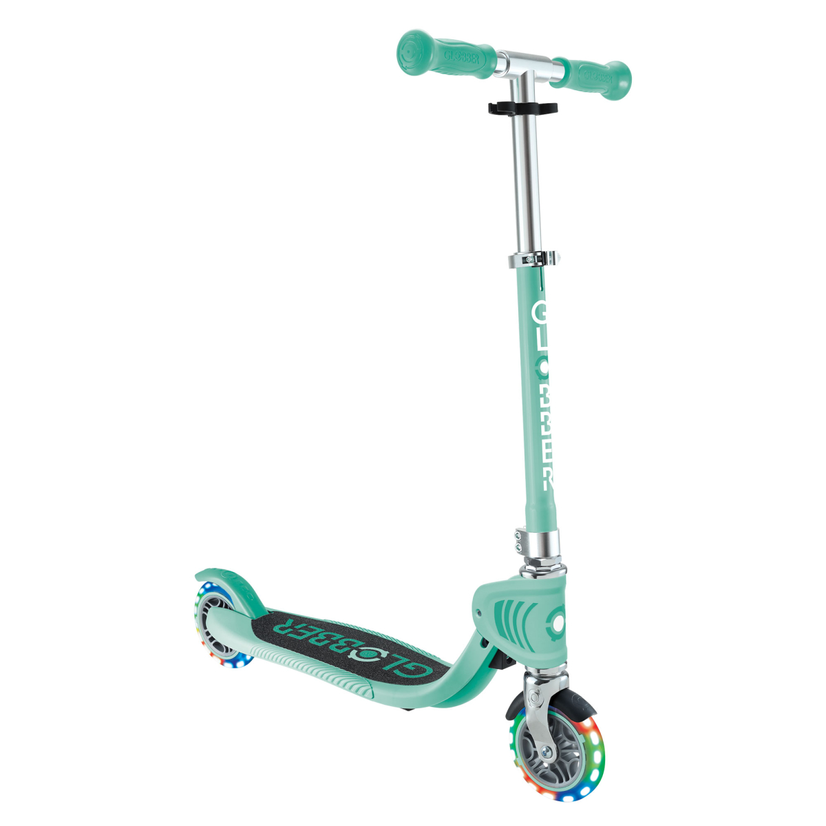 Trottinette 2 roues FLOW FOLDABLE JUNIOR LIGHTS vert menthe, GLOBBER