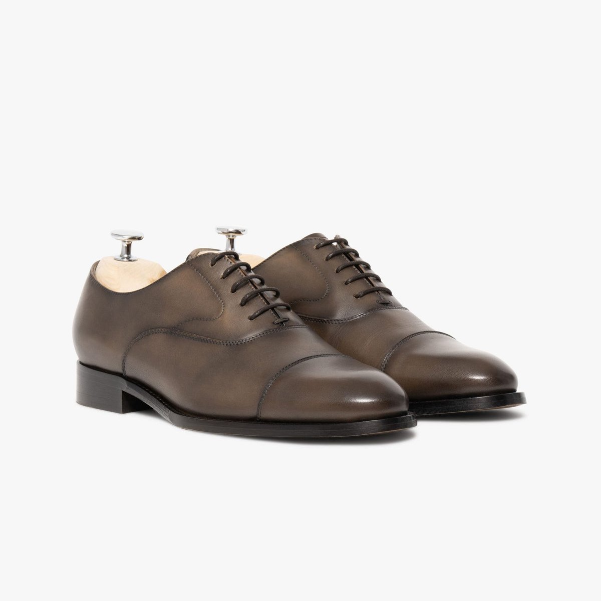 Derby en cuir LAWSON marron cafe, BOCAGE
