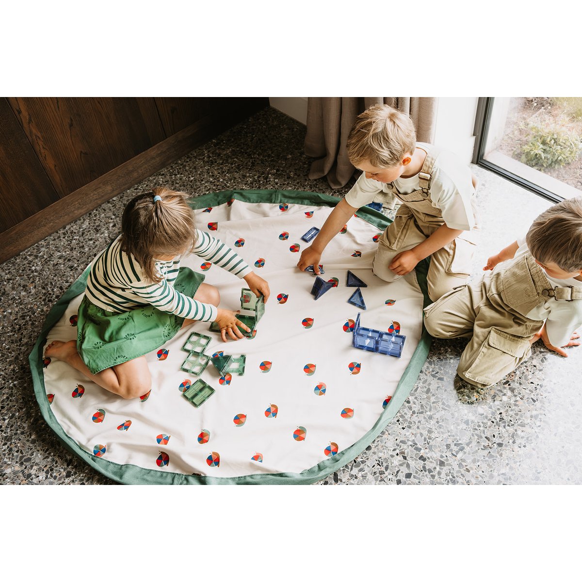 play&go - tapis de jeu & sac à jouets - snail multicolor, PLAY ET GO