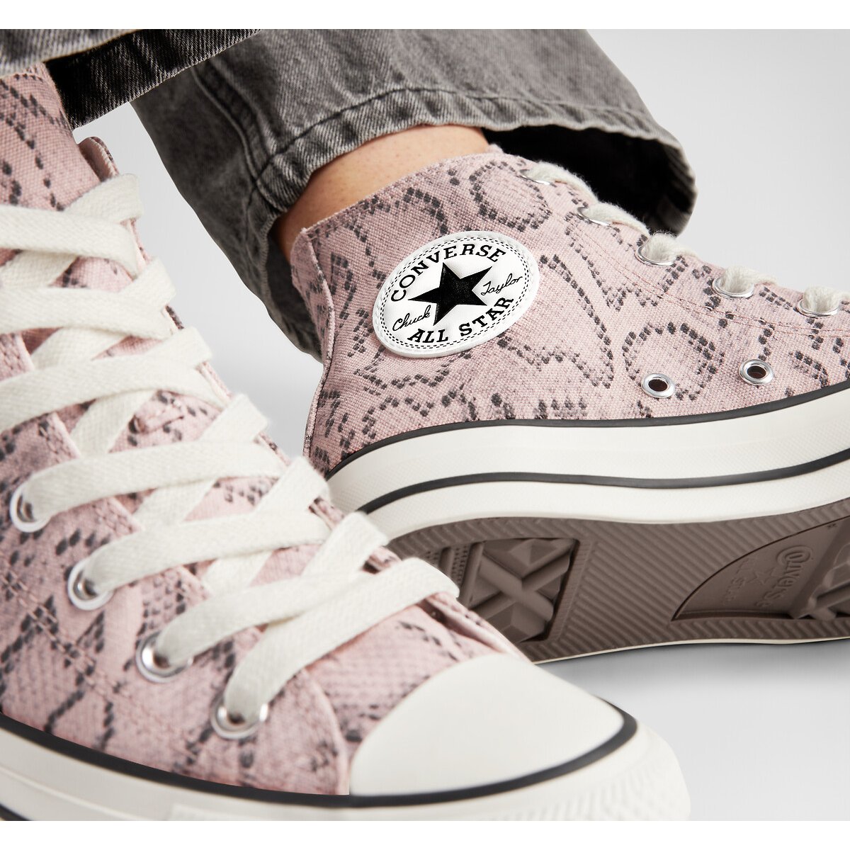 CTAS Classic Graphics Trainers beige snake, CONVERSE