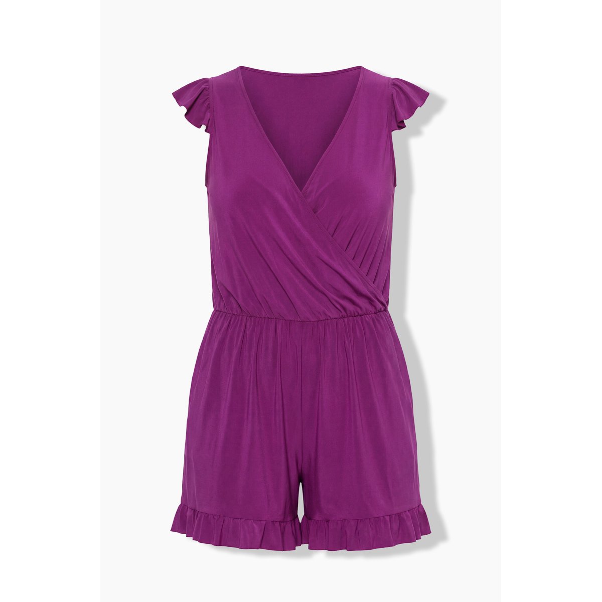 Robe de bain avec short. Bonnets souples rose vif baies, ULLA POPKEN