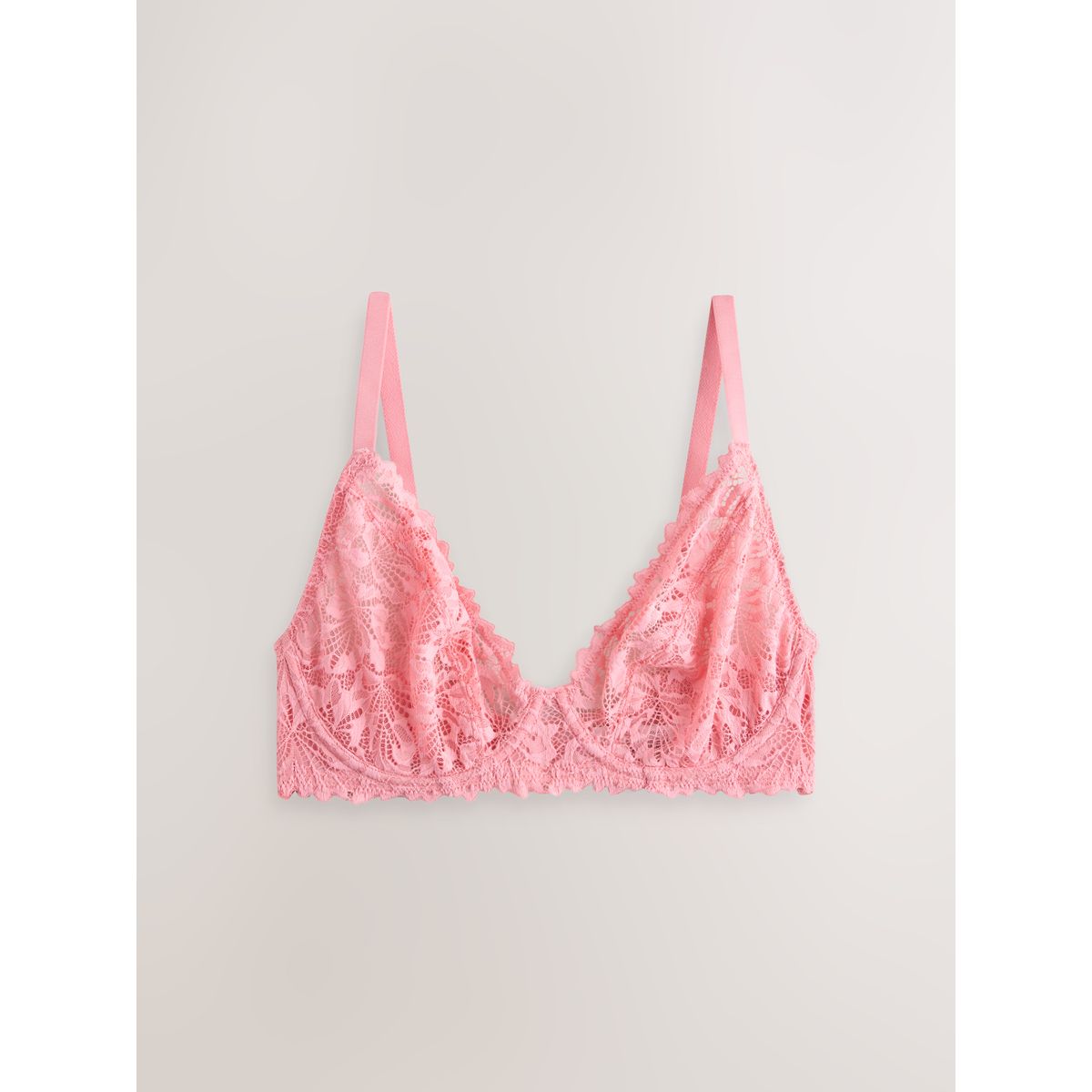 Soutien-gorge en dentelle ultra confort rose, NEXT