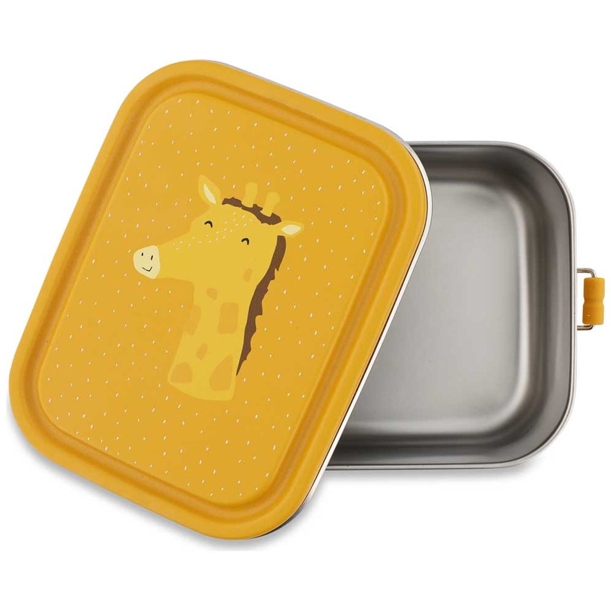 Petite lunch box jaune, blanc, marron, TRIXIE