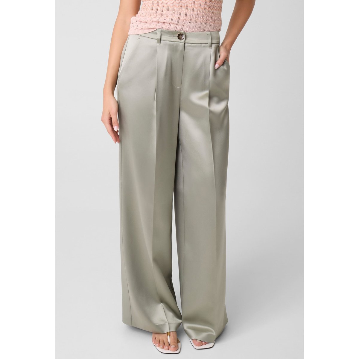Pantalon Palazzo vert, GUESS