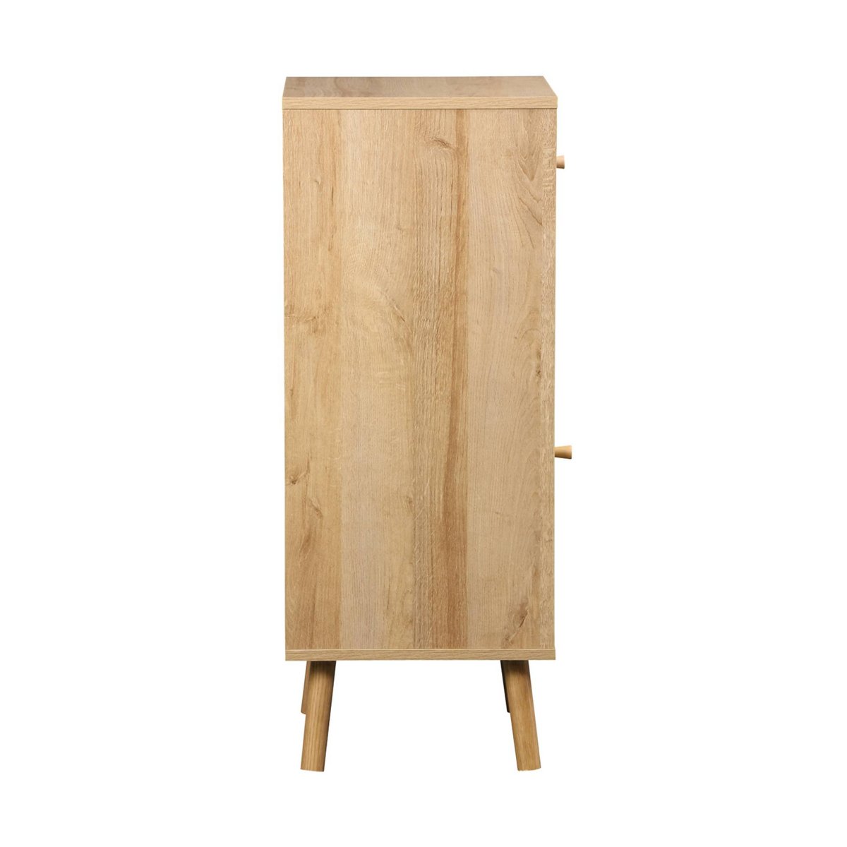 Meuble salle de bain décor bois et cannage BOHÈME naturel, SWEEEK