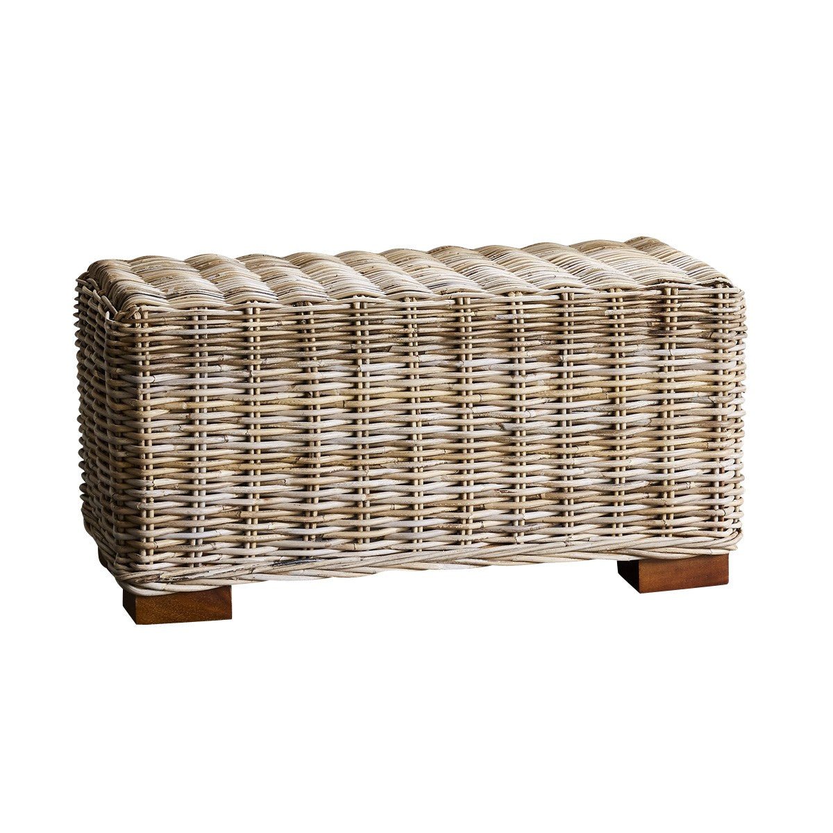 Table basse en kubu rectangulaire MUSA naturel, BERAH GETAH