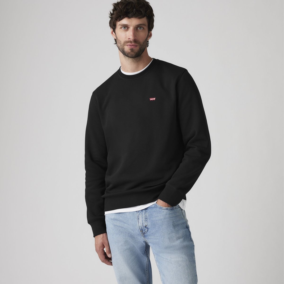 Sweat-shirt col rond noir - mineral black, LEVI'S