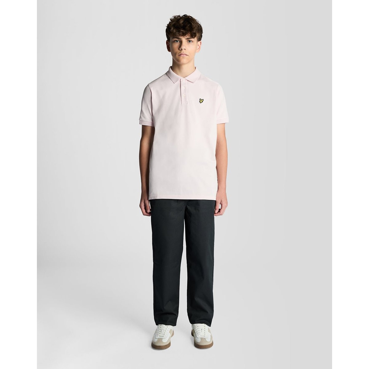 Polo en coton rose clair, LYLE & SCOTT