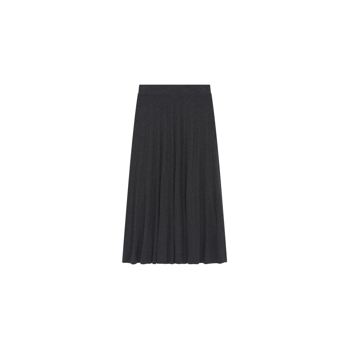 Jupe fluide en maille JDAKOTA gris, CAROLL