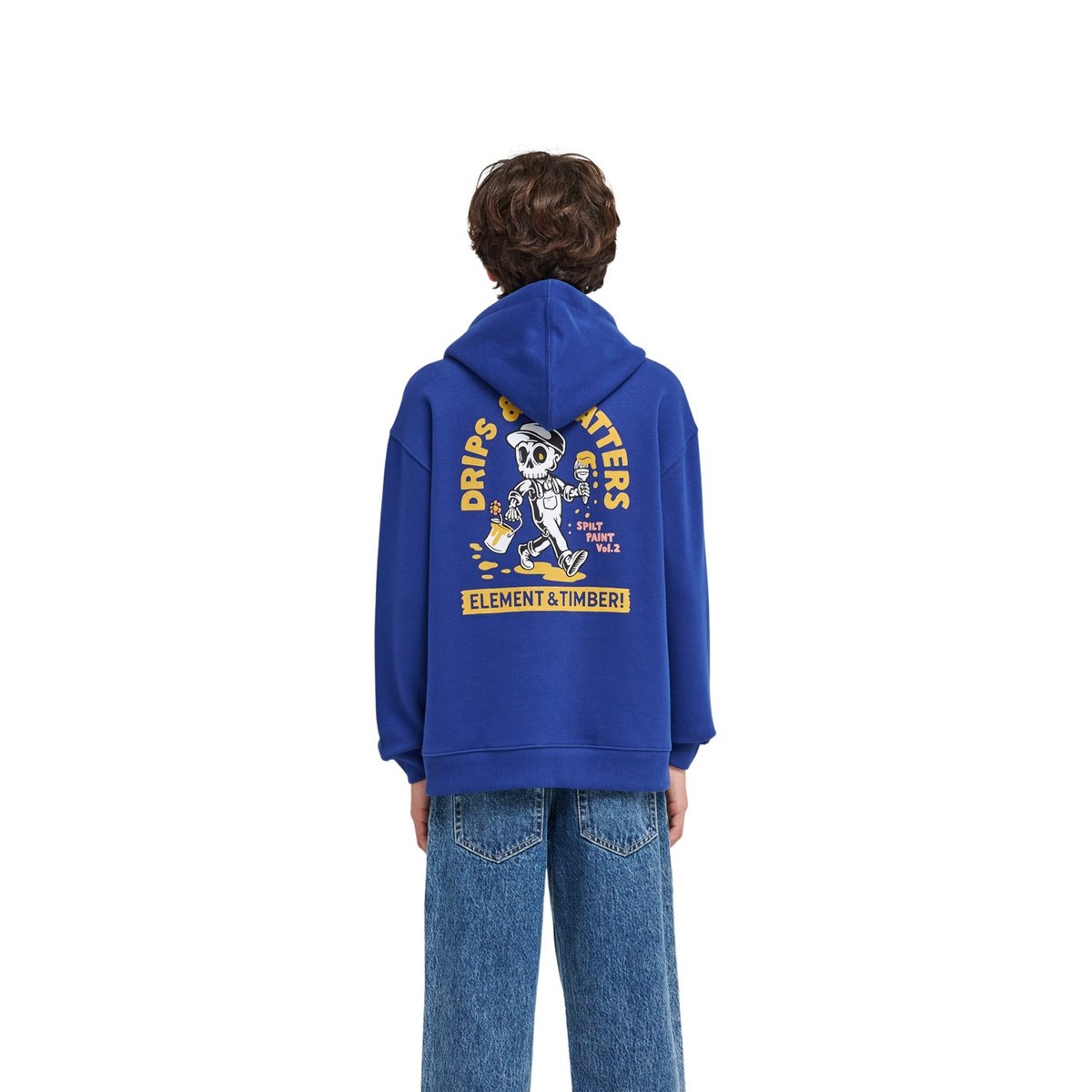 Sweat capuche TIMBER DRIPS bleu bellweather blue, ELEMENT