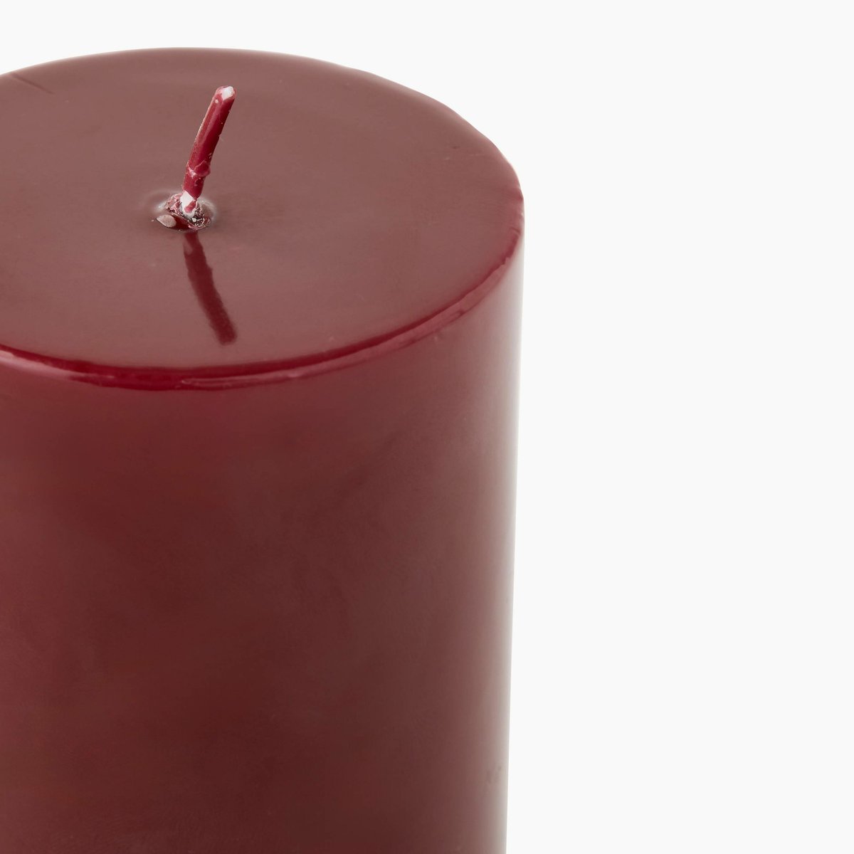 Bougie fumeur, 13x8cm bordeaux, MONOPRIX