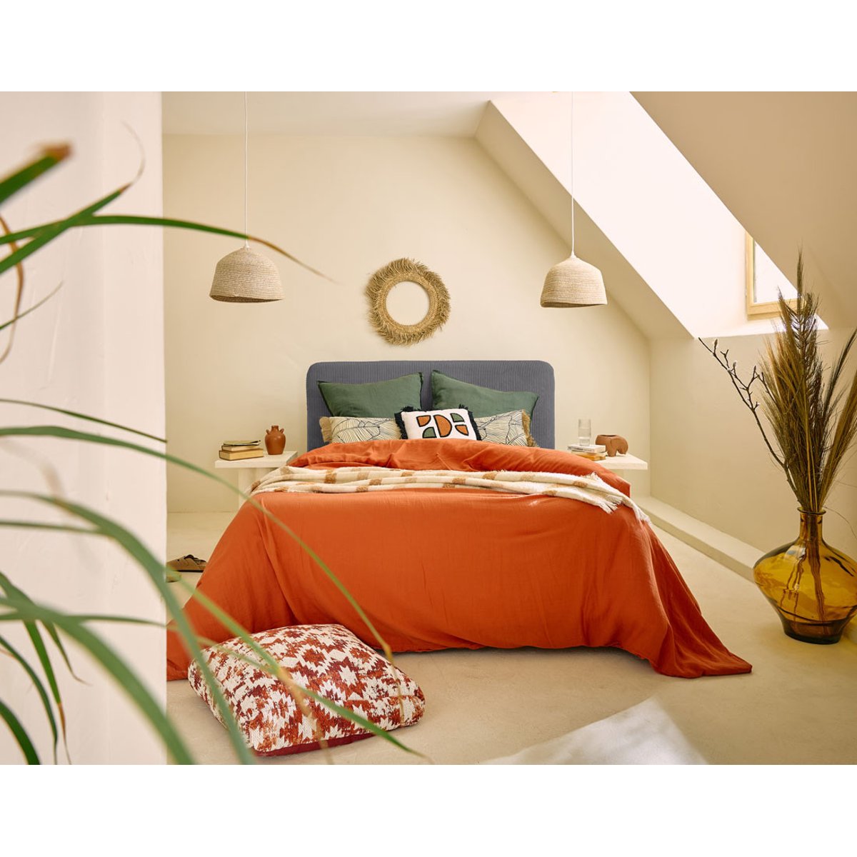 Lit coffre - GOYAVE gris anthracite, BEST MOBILIER