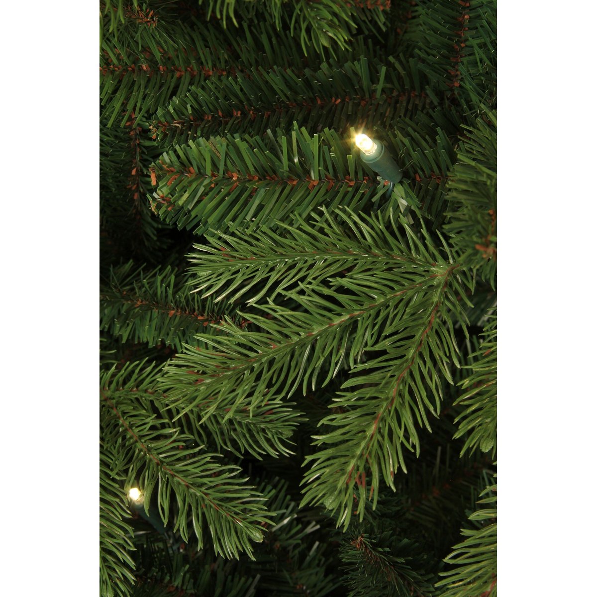Sapin de Noël artificiel avec LED H215 cm BRAMPTON vert, BLACK BOX TREES