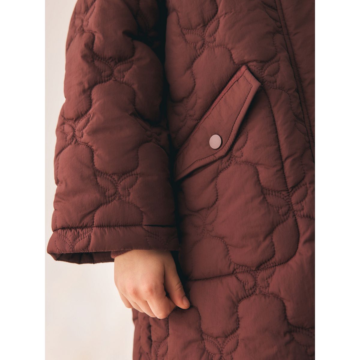 Veste matelassée imperméable prune, NEXT