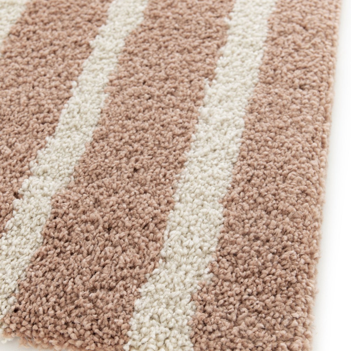 Tapis contemporain à motif géométrique- VICTORIA III vieux rose, DRAWER