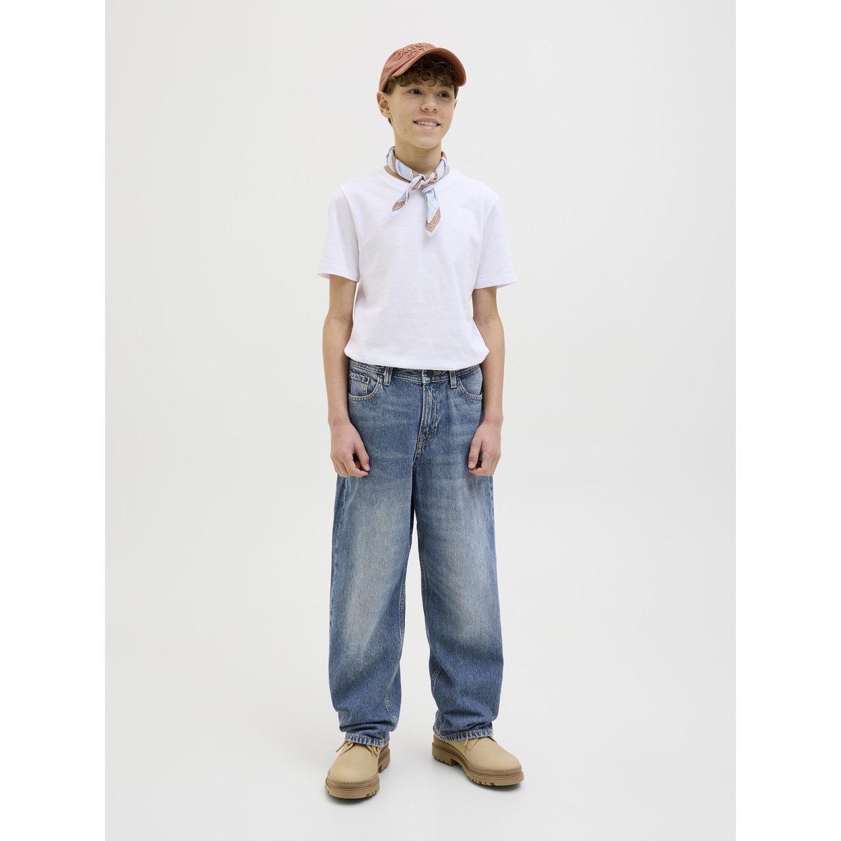 Jean Baggy Fit blue denim, JACK & JONES JUNIOR