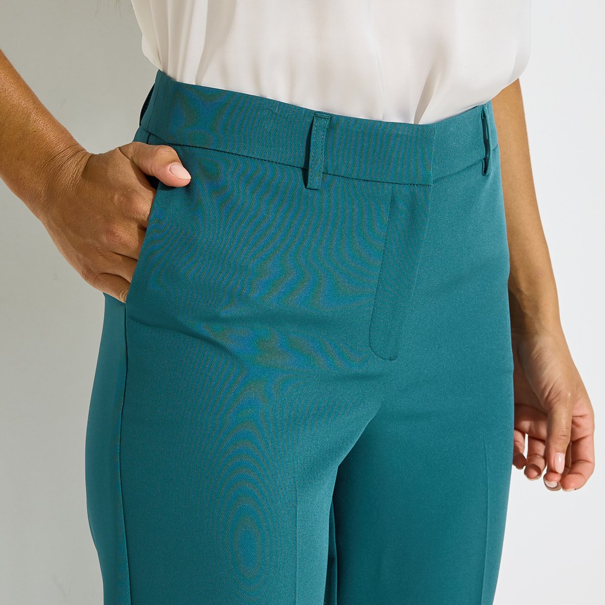 Pantalon flare vert, GRAIN DE MALICE