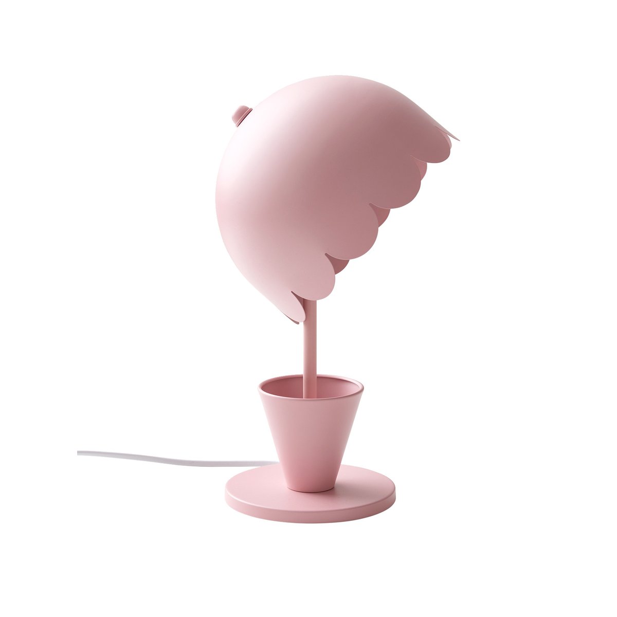 Lampe à poser en métal inclinable rose pâle, VERTBAUDET