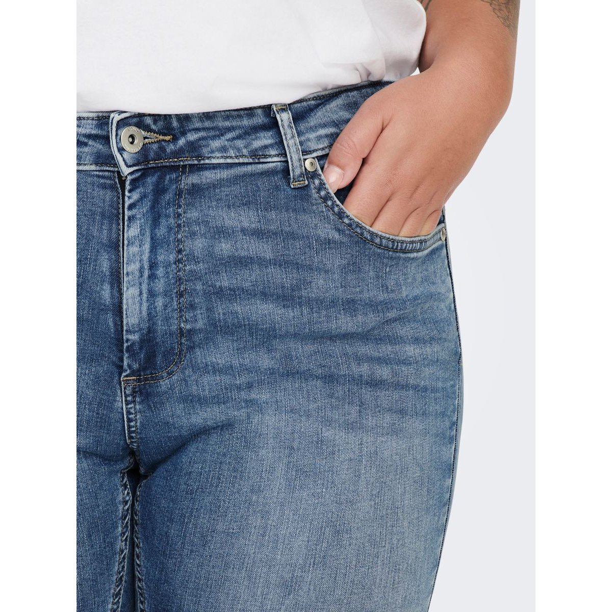 Jean Slim medium blue denim, ONLY CARMAKOMA