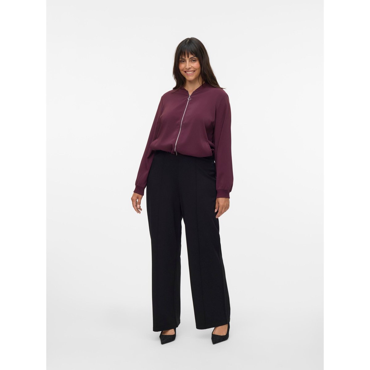 Pantalon À Jambe Large noire - black, VERO MODA