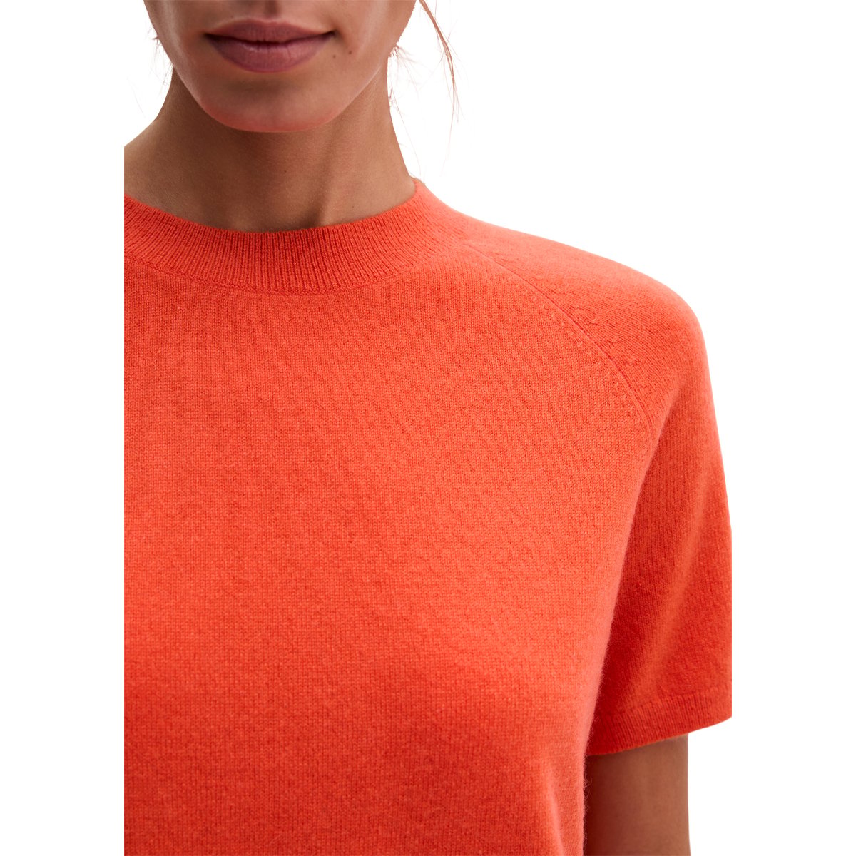 Pull en cachemire, coupe classique offrant un confort exceptionnel orange, MARC O'POLO