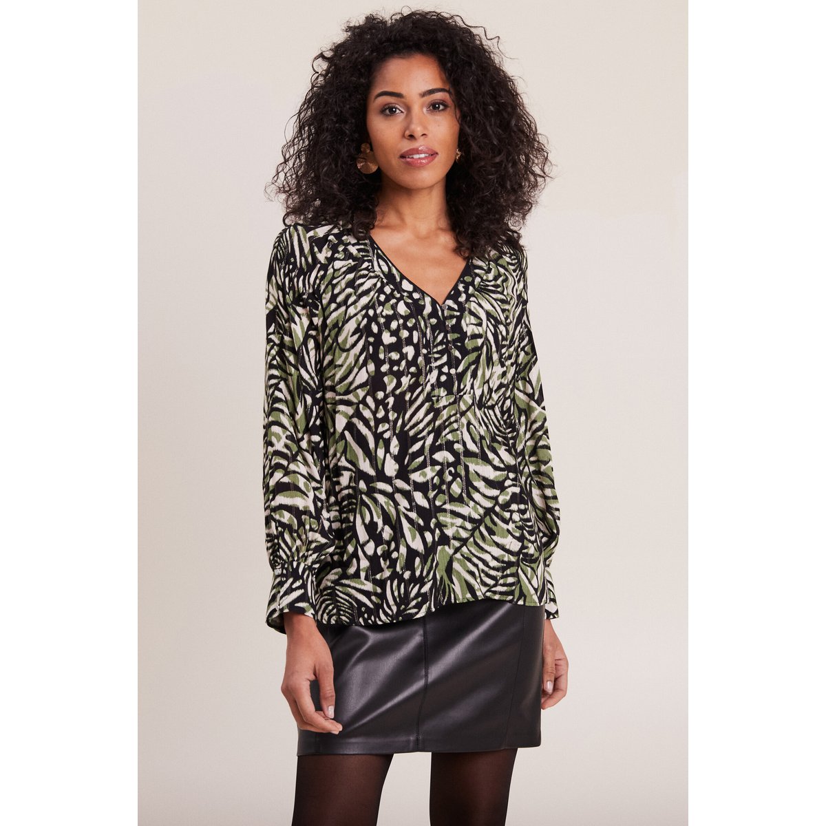 Blouse manches longues vert, BREAL