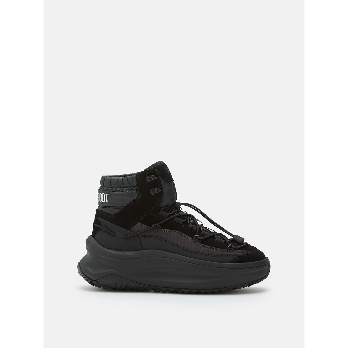 Boots MB MOON247 XLACE MID noir, MOON BOOT