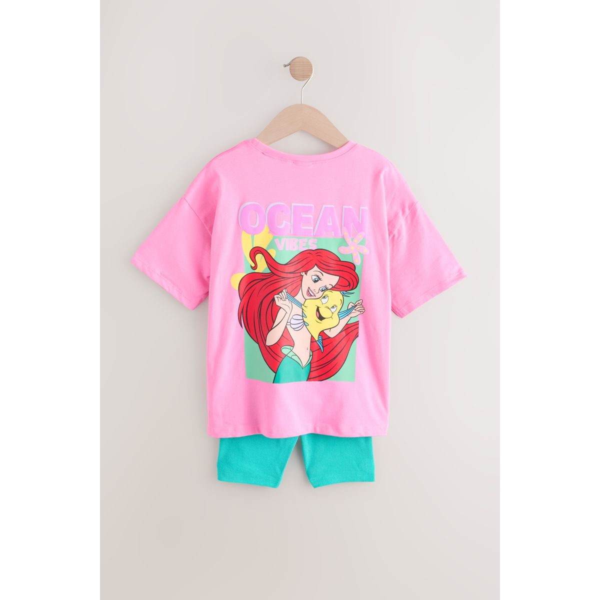 Short cycliste et t-shirt, ensemble rose, NEXT