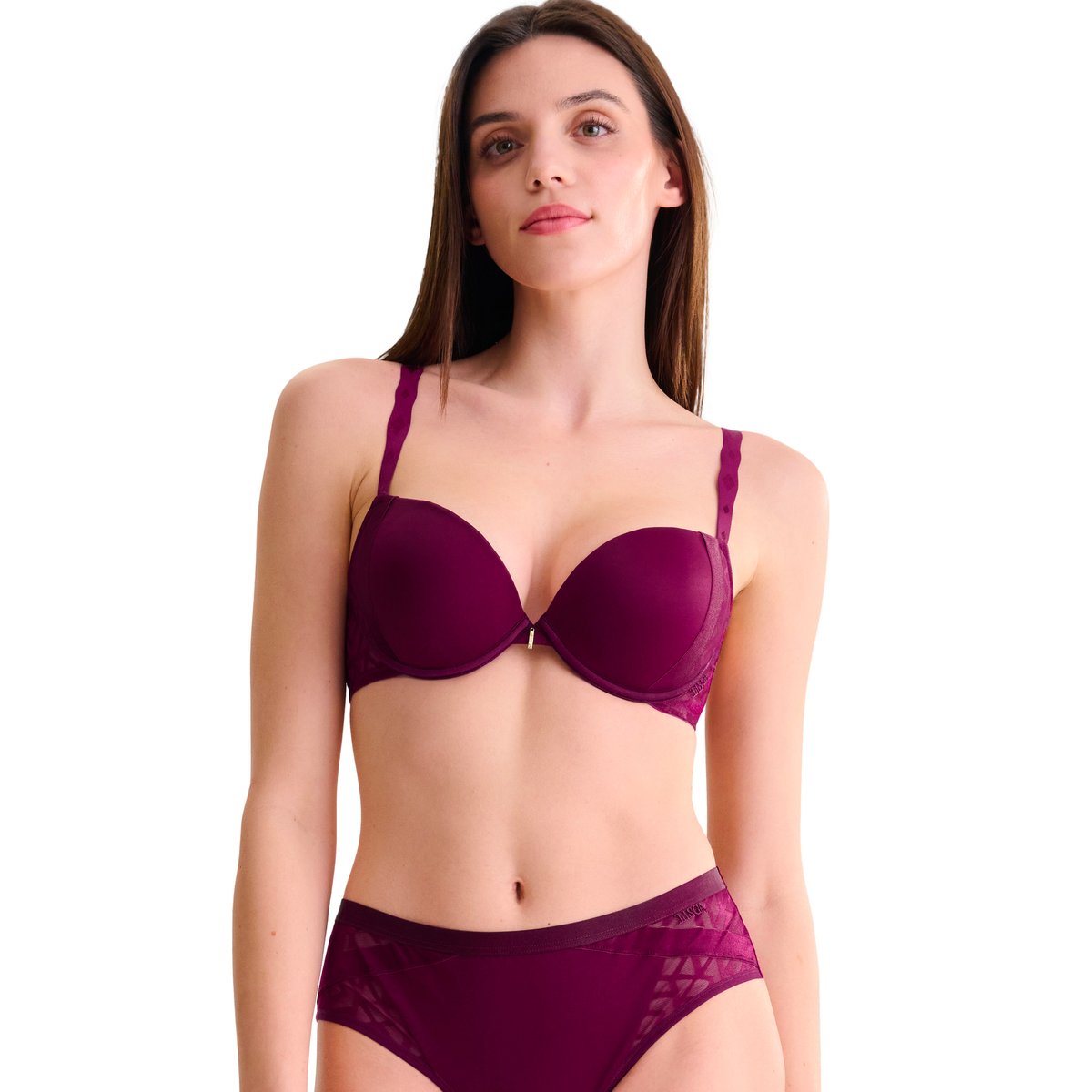 Soutien-gorge push-up Opal magenta, LISCA