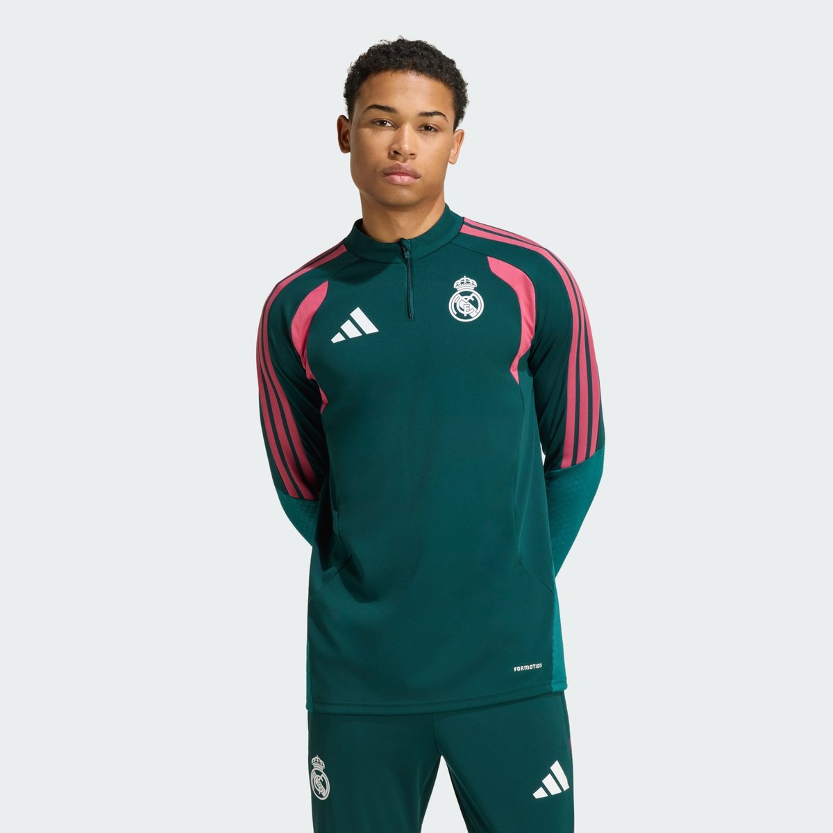 Haut D'entraînement Real Madrid 26/27 Tiro26 Competition Haut D'entraînement Real Madrid 26/27 Tiro26 Competition aurora ivy / wild pink, adidas Performance