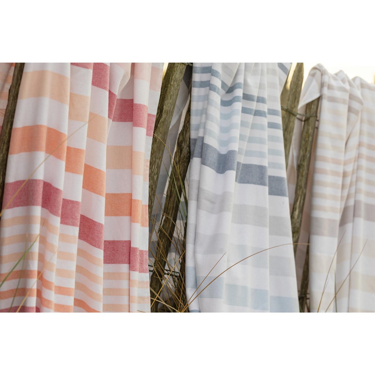 Drap hammam recyclé Samoa brique, VIVARAISE