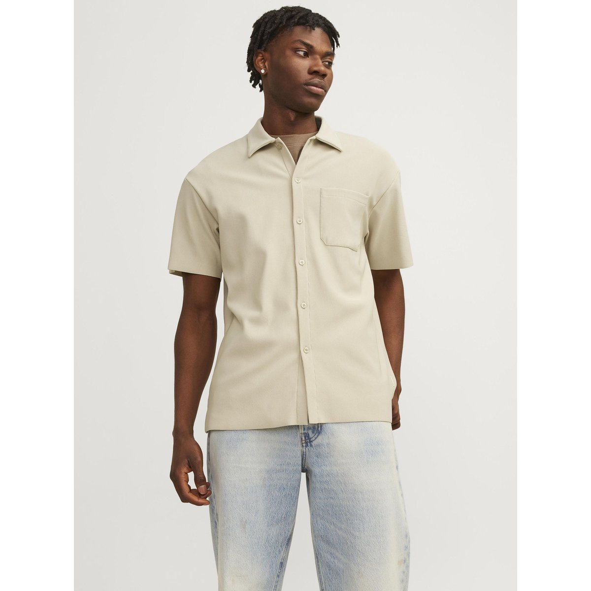 Chemise De Vacances marron - fields of rye 1, JACK & JONES
