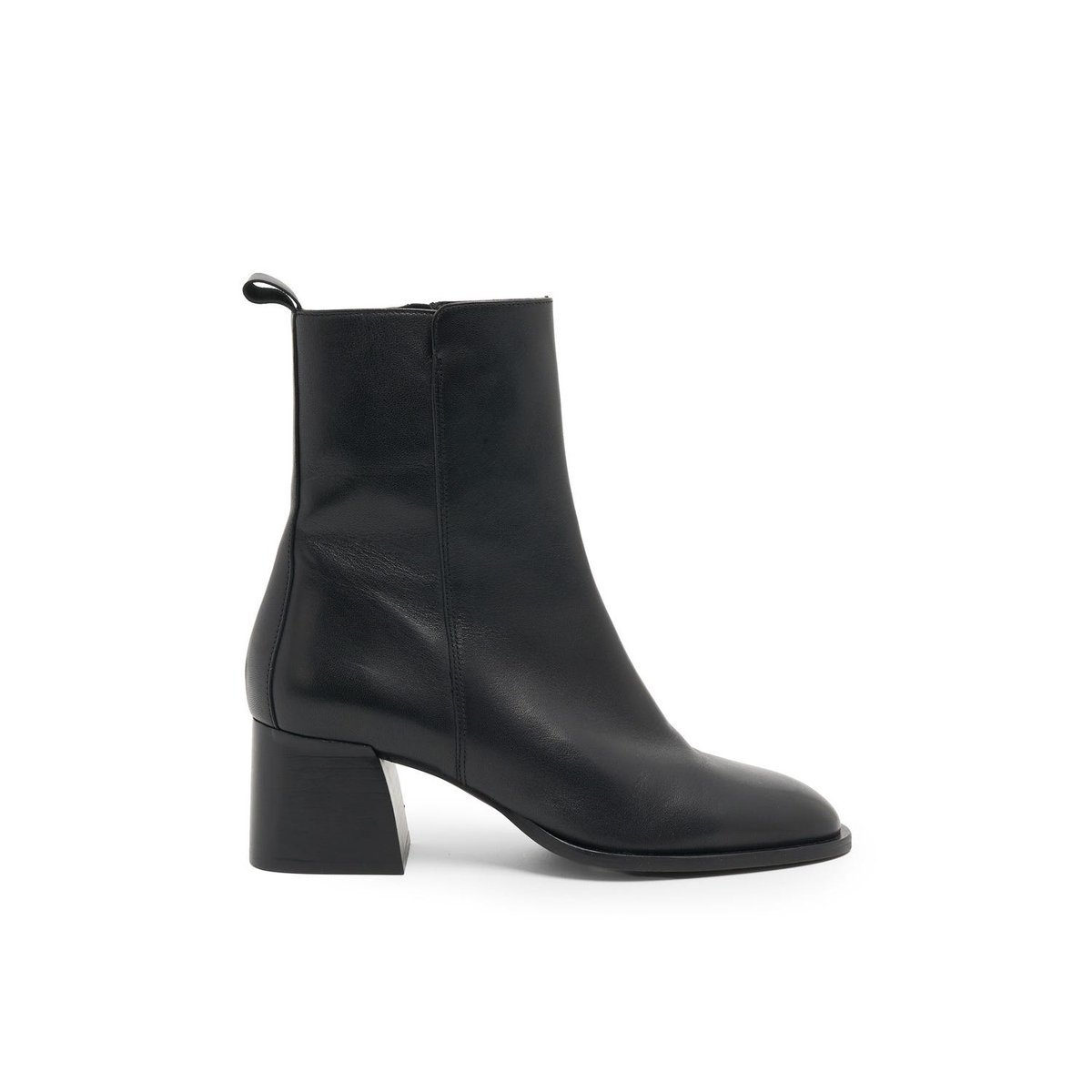 Boots À Talon en cuir PAVLOVA noir, MELLOW YELLOW