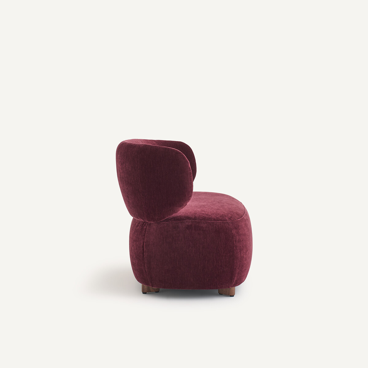 Banquette en velours, MODALIE, design Emmanuel Gallina rouge bordeaux, AM.PM