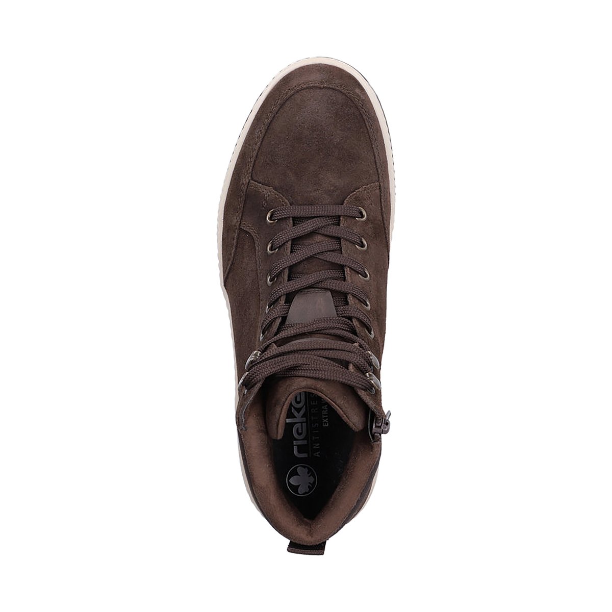 Basket Montante Cuir Rgd marron, RIEKER
