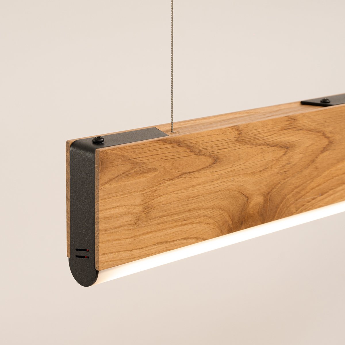 Suspension Bois Chêne LED 1 Lykke chêne, EDEN