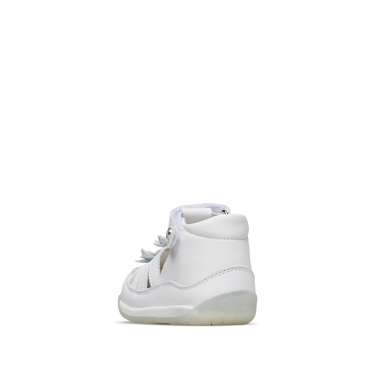 Sandales semi-fermées en cuir FERSIE blanc, FALCOTTO