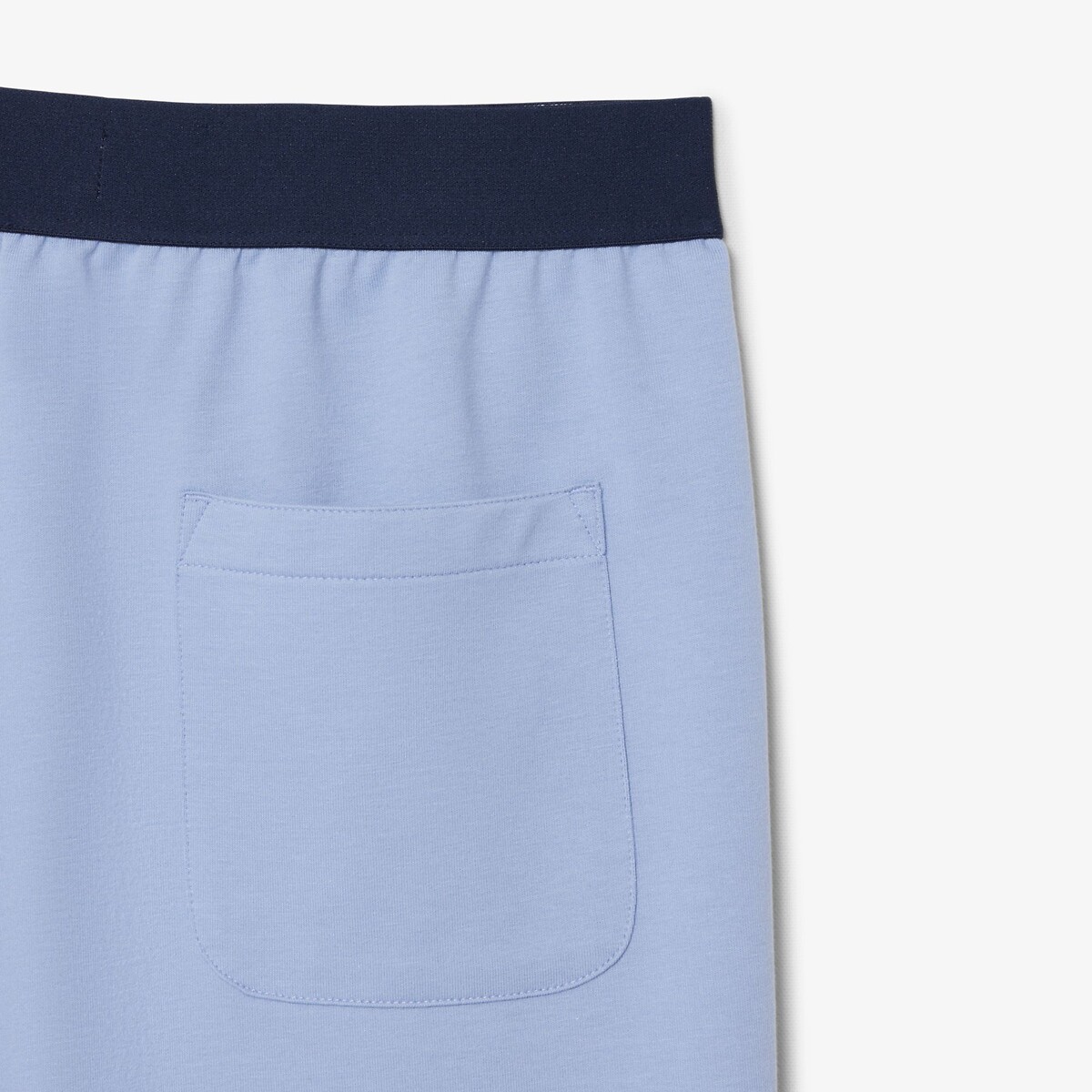 Printed Fleece Lounge Shorts navy blue, LACOSTE
