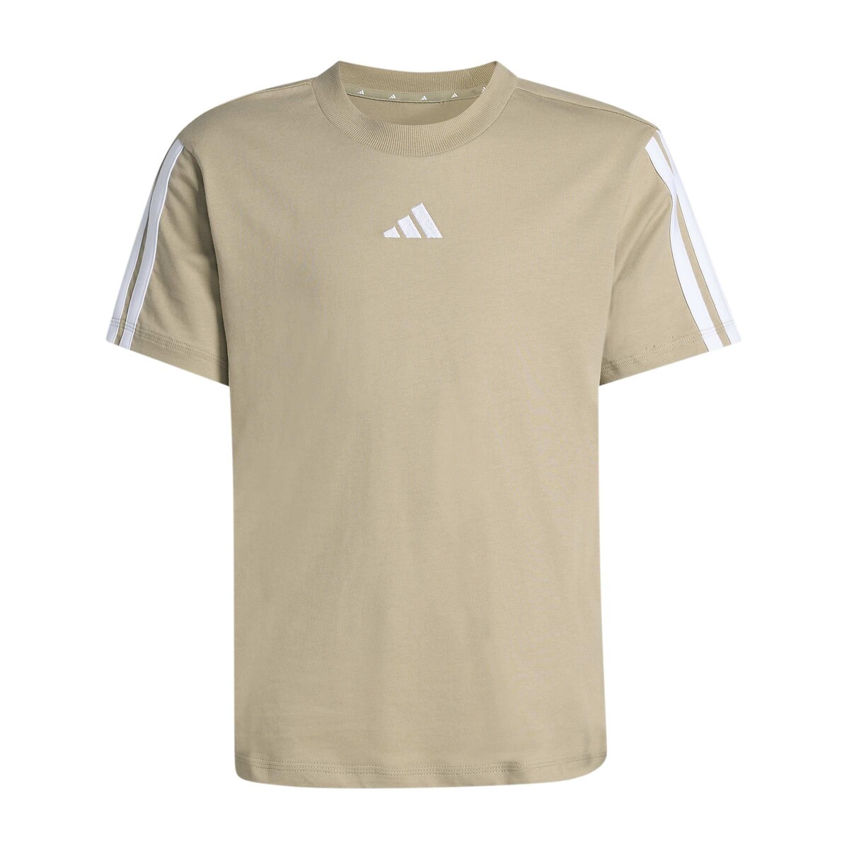 T-shirt a maniche corte a 3 bande ESSENTIALS beige, ADIDAS SPORTSWEAR