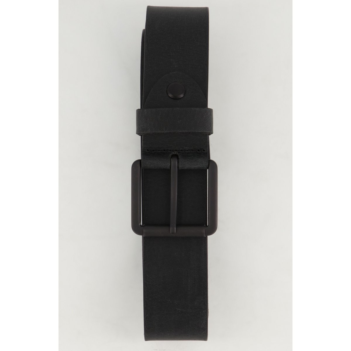 Ceinture en cuir véritable noir, JP1880