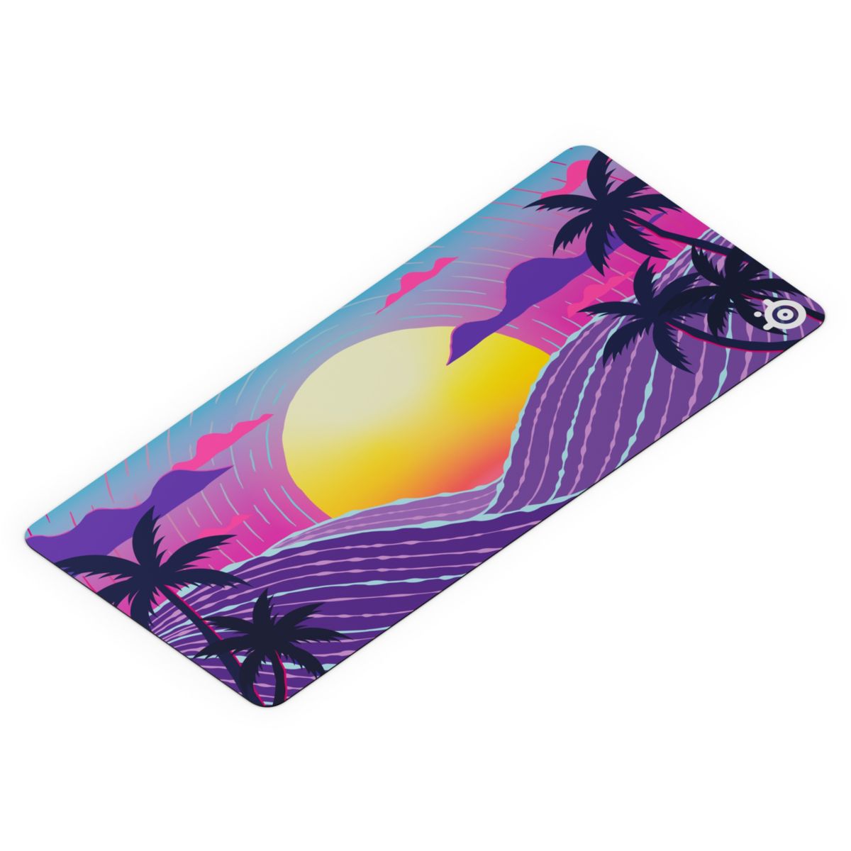 Tapis de souris QcK XXL Neon Sunset EU couleur unique, STEELSERIES