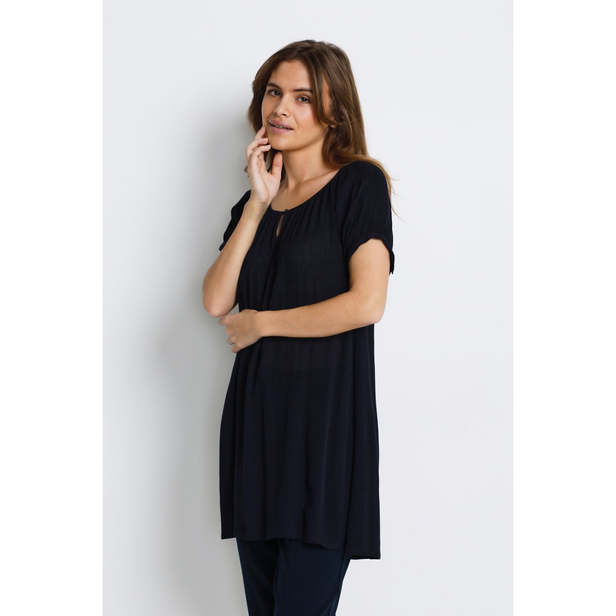 Tunique noir black deep, KAFFE