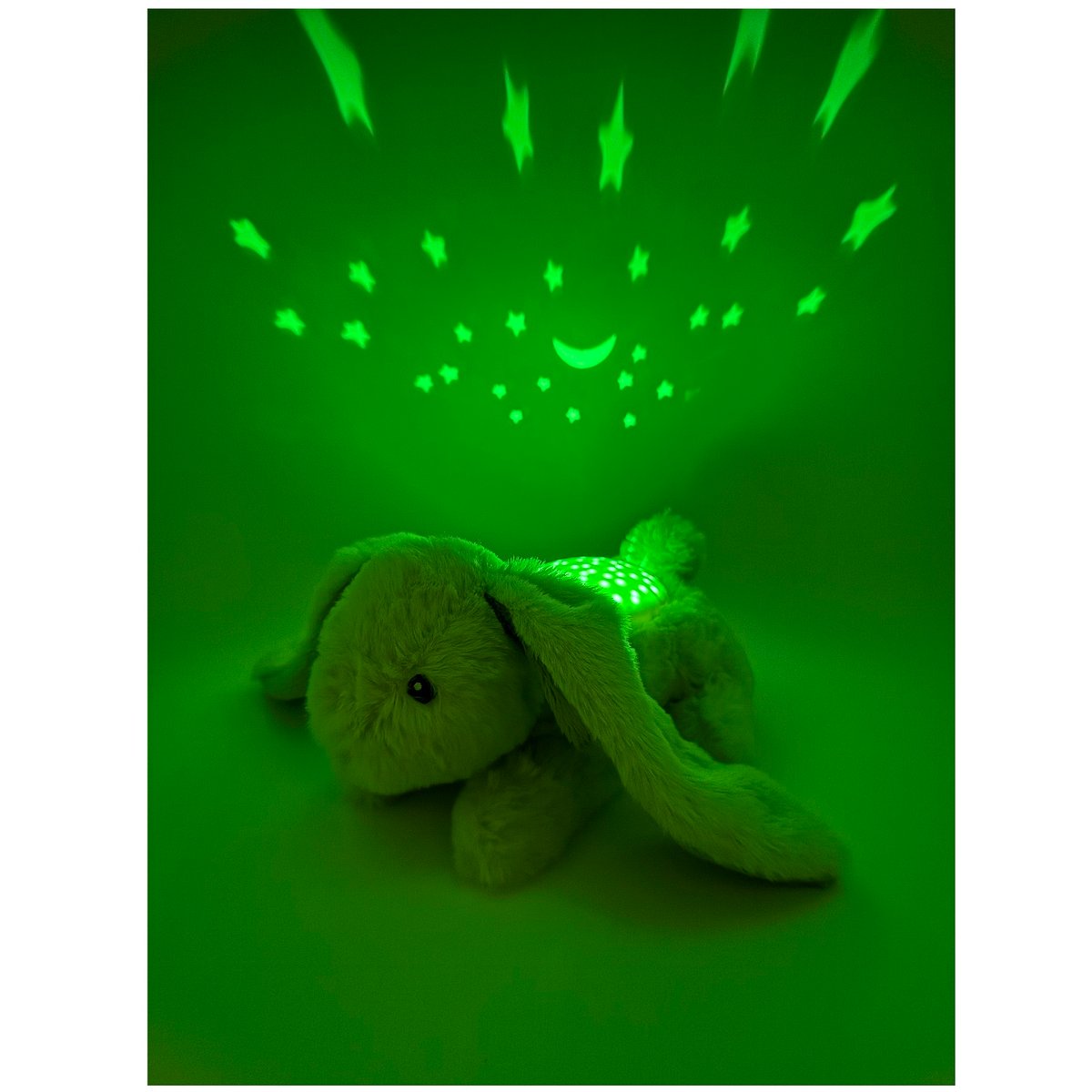 Peluche projecteur d'étoiles Lapin beige, CLOUD B