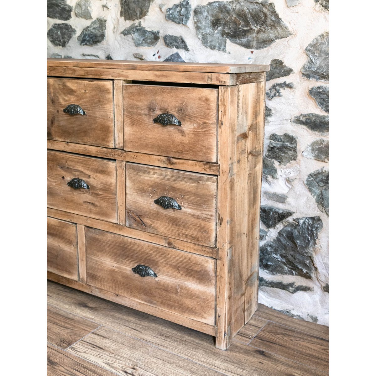Meuble de métier à tiroirs Fernand N°350 - Bon état bois clair, DEBONGOUT