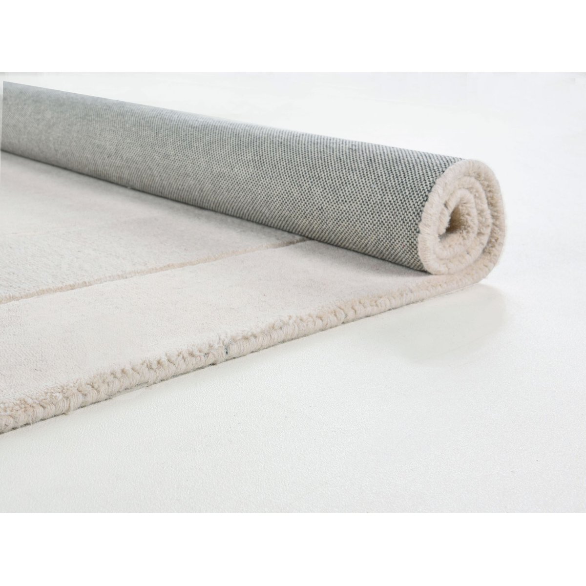 Tapis de salon en laine - USEDOM anthracite, THEKO