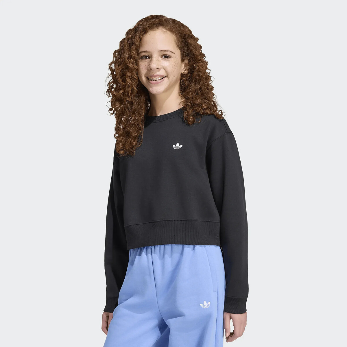 Sweat col rond noir, adidas Originals